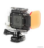 filtro gopro naranja buceo