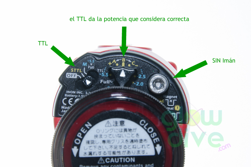 Inon S2000 instrucciones