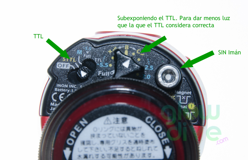 Inon S2000 instrucciones