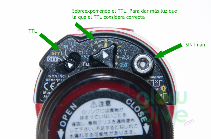 Inon S2000 instrucciones