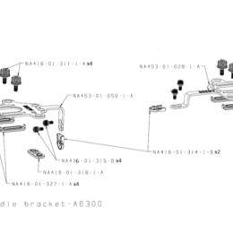 Nauticam A PAIR OF HANDLE BRACKETS FOR NA-A6300