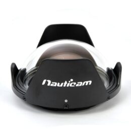 N120 140mm Optical-Glass Fisheye Dome Port with Removable Shade