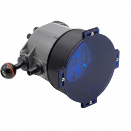 Filtro de fluorescencia para flash, excitación azul